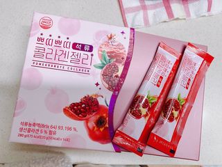 헬스업_쁘띠쁘띠석류콜라겐젤리_20g x 14포 — 4.5점을 준 리뷰어가 2020년 12월 올린 사용 사진