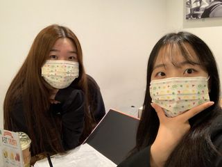 [숨그림]  덴탈마스크 짱구 우리아이 그리고 내가 쓰는 믿을수있는 케릭터 마스크  16종 — 3.5점을 준 리뷰어가 2021년 10월 올린 사용 사진