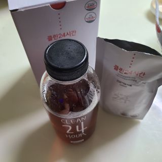 클린24시간 1BOX(5포) + 전용보틀(500ml) — 5점을 준 리뷰어가 2022년 10월 올린 사용 사진