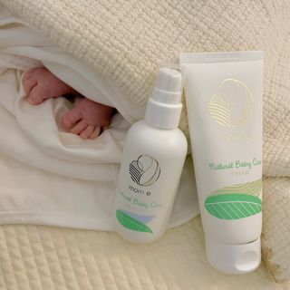 mom e 맘이 내추럴 베이비 케어 크림+바디오일 — 5점을 준 리뷰어가 2021년 1월 올린 사용 사진