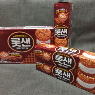 롯데제과 롯샌 카페크런치 — 5점을 준 리뷰어가 2021년 10월 올린 사용 사진