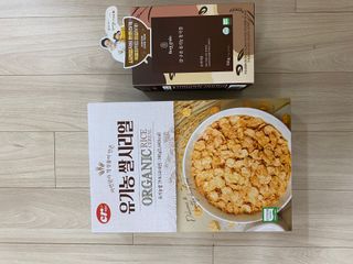 씨알푸드 유기농 쌀 시리얼 390g + 갓 구운 유기농 발아통곡물 150g — 5점을 준 리뷰어가 2021년 12월 올린 사용 사진
