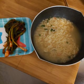 [풀무원] 자연은맛있다 정면, 백면, 홍면  세트 — 4점을 준 리뷰어가 2021년 4월 올린 사용 사진