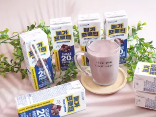 바디랩 프로틴음료 단백질쉐이크 메가프로틴 — 3점을 준 리뷰어가 2022년 4월 올린 사용 사진