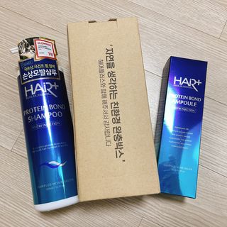 헤어플러스 단백질탈모샴푸 500ml+단백질본드앰플 145ml — 4.5점을 준 리뷰어가 2021년 3월 올린 사용 사진
