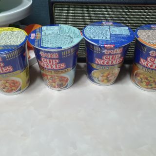 NISSIN 닛신 컵누들  4종 - 씨푸드오리지날, 씨푸드 스파이시, 씨푸드 커리, 씨푸드 XO소스 — 3점을 준 리뷰어가 2021년 11월 올린 사용 사진