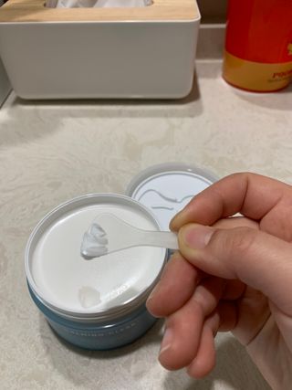 리더스코스메틱 리더스 카밍 클리어 밀크 필 클렌즈 밤 — 5점을 준 리뷰어가 2020년 12월 올린 사용 사진
