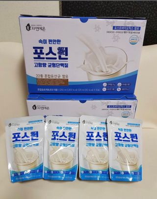 자연에온 마시는 프로틴 고함량 균형단백질 음료 포스틴 125ml 10개입 1BOX — 5점을 준 리뷰어가 2021년 5월 올린 사용 사진