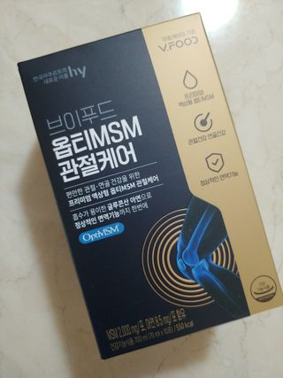 [브이푸드] 옵티MSM 관절케어 (70ml x30포) — 5점을 준 리뷰어가 2022년 6월 올린 사용 사진