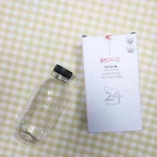 클린24시간 1BOX(5포) + 전용보틀(500ml) — 5점을 준 리뷰어가 2022년 12월 올린 사용 사진