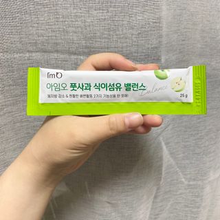 아임오 풋사과 식이섬유 밸런스 젤리 14포 — 4점을 준 리뷰어가 2021년 7월 올린 사용 사진