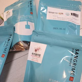 산그리메 아카시아+목련+매화+슬림 유자차 Set — 5점을 준 리뷰어가 2021년 10월 올린 사용 사진