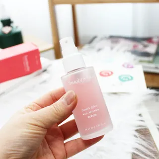 산다화 더블 이펙트 안티 링클 세럼 50ml — 4.5점을 준 리뷰어가 2023년 1월 올린 사용 사진