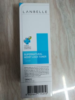 랑벨 수퍼내츄럴 수분잠금 토너 500ml (수분, 보습, 피부장벽 토너) — 5점을 준 리뷰어가 2022년 4월 올린 사용 사진