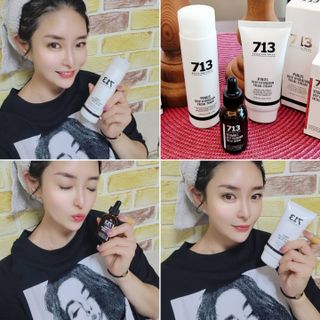 [세븐원쓰리 713]오아시스 세트 몽글토너, 소나무보습크림, 피누스비타민C 세럼 — 5점을 준 리뷰어가 2021년 10월 올린 사용 사진