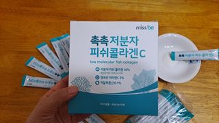 미스비 촉촉 저분자 피쉬콜라겐C — 5점을 준 리뷰어가 2021년 7월 올린 사용 사진