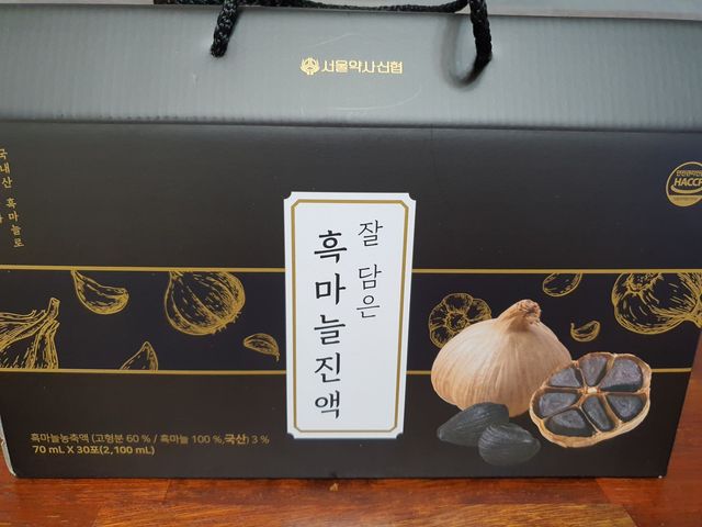서울약사신협_잘담은흑마늘진액_70mlx30포 리뷰 사진