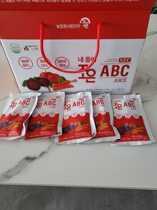 농업회사법인조은 내 몸에 조은 ABC 주스 — 5점을 준 리뷰어가 2021년 10월 올린 사용 사진