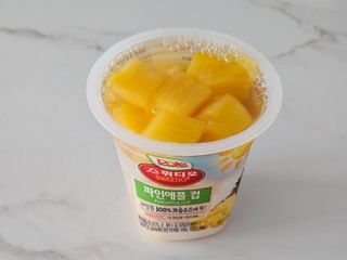 돌 MF[Dole] 파인애플컵/망고컵/복숭아컵 198g 6입X1박스 (맛 1가지 랜덤 발송) — 5점을 준 리뷰어가 2024년 5월 올린 사용 사진