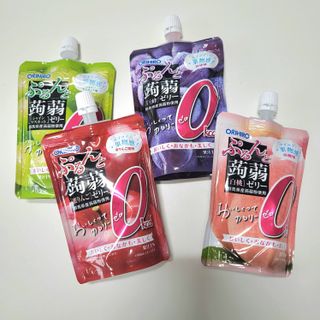 ORIHIRO 오리히로 곤약젤리 제로칼로리 130g 4종 4팩(맛별로 1팩씩) — 5점을 준 리뷰어가 2023년 3월 올린 사용 사진