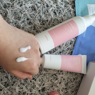 화이트리 채움 베리어 로션, 베리어 크림 세트 — 5점을 준 리뷰어가 2021년 2월 올린 사용 사진