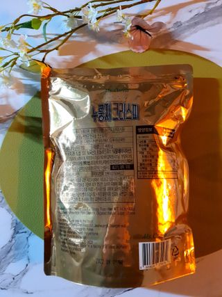 미즈꼬레아 치즈맛 누룽지크리스피 — 5점을 준 리뷰어가 2022년 2월 올린 사용 사진