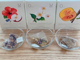 딜라이트 프로젝트 블렌딩티 우엉호박티, 히비후르츠티, 쟈스민캐모티 — 3.5점을 준 리뷰어가 2021년 7월 올린 사용 사진