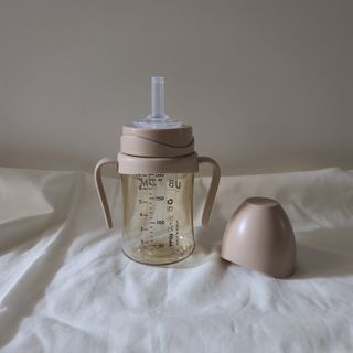유비맘 샘방지 PPSU 빨대컵_컬러 랜덤 발송 — 5점을 준 리뷰어가 2020년 12월 올린 사용 사진