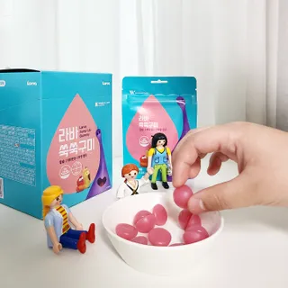 푸름웰니스 라바 쑥쑥구미 36g — 4점을 준 리뷰어가 2022년 3월 올린 사용 사진