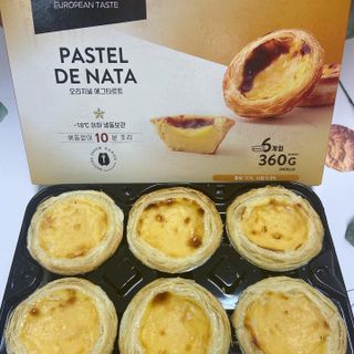 디앙뜨 포르투갈 에그타르트 오리지널 맛+패션후르츠+초콜릿타르트 맛 중 택1 — 5점을 준 리뷰어가 2021년 8월 올린 사용 사진