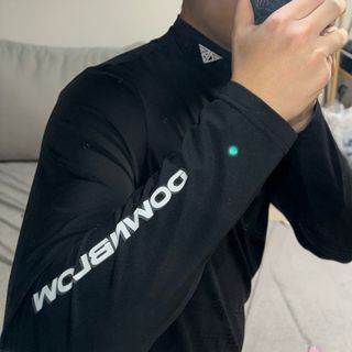 다운블로우_DBFWLB-6000M_FW 남자 스포츠 기능성 골프웨어 기모 이너 티셔츠(블랙) — 5점을 준 리뷰어가 2024년 12월 올린 사용 사진