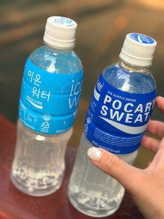 [동아오츠카] 포카리스웨트  500ml PET + 이온워터 500ml PET — 5점을 준 리뷰어가 2025년 6월 올린 사용 사진