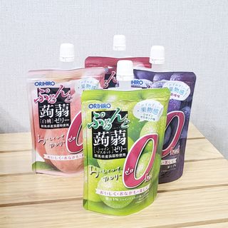 ORIHIRO 오리히로 곤약젤리 제로칼로리 130g 4종 4팩(맛별로 1팩씩) — 5점을 준 리뷰어가 2023년 3월 올린 사용 사진