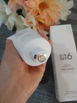 GINGER6 하이드레이팅 진저 워터 폼클렌징 — 5점을 준 리뷰어가 2021년 10월 올린 사용 사진