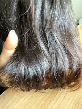 헤어플러스 가는모발용 비타 서플라이 샴푸, 트리트먼트, 앰플 5개SET — 5점을 준 리뷰어가 2021년 7월 올린 사용 사진