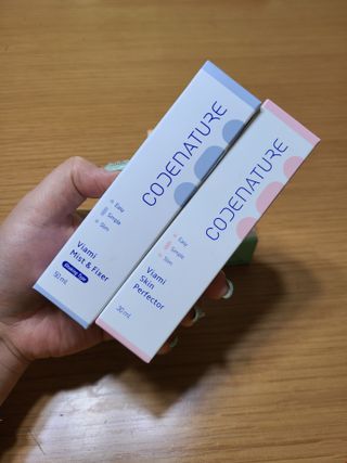 코드네이처 비아미 퍼펙트 케어 4종 — 5점을 준 리뷰어가 2021년 6월 올린 사용 사진
