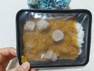 브라잇벨리 식물성 미트볼과 일본식카레의 만남, 플랜트볼 카레라이스 — 4.5점을 준 리뷰어가 2022년 9월 올린 사용 사진