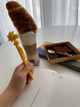 응원과 위로가 필요한 당신에게  리훈 하고싶은말 스터디 플래너 — 5점을 준 리뷰어가 2021년 3월 올린 사용 사진