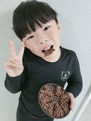 NISSIN 닛신 크리스피 초코 — 5점을 준 리뷰어가 2022년 12월 올린 사용 사진