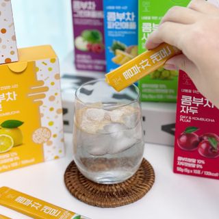 참앤들황토농원 7가지 맛! 탄산 톡톡! 스파클링! 데이앤 콤부차 7종 10포 1박스씩 ★총 7박스★ — 5점을 준 리뷰어가 2023년 1월 올린 사용 사진