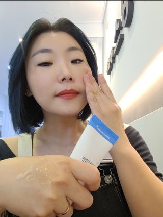 더마포레스트 모이스처라이징 아쿠아크림 / 수분크림 히알루론산 펩타이드 보습 미백 주름개선 — 5점을 준 리뷰어가 2021년 7월 올린 사용 사진