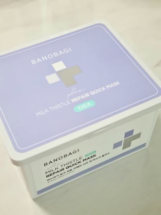 바노바기 코스메틱 바노바기 밀크씨슬 리페어 시카 폼 클렌저 플러스 120ml + 퀵 마스크 플러스 30매 — 5점을 준 리뷰어가 2023년 8월 올린 사용 사진
