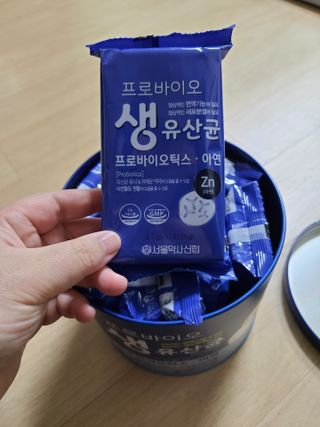 서울약사신협_프로바이오생유산균_2.5G x 100포 — 5점을 준 리뷰어가 2021년 3월 올린 사용 사진