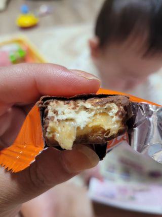핫브레이크 땅콩카라멜 — 5점을 준 리뷰어가 2023년 5월 올린 사용 사진