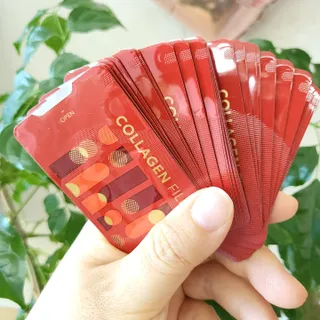 프리마인 귀족의 콜라겐, 92배 흡수율. 럭셔리 프리미엄 셀라브 콜라겐필름 30매 — 4점을 준 리뷰어가 2022년 4월 올린 사용 사진
