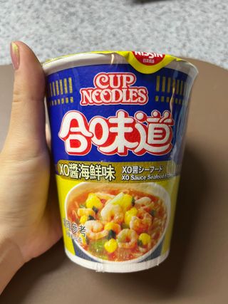 NISSIN 닛신 컵누들  4종 - 씨푸드오리지날, 씨푸드 스파이시, 씨푸드 커리, 씨푸드 XO소스 — 4점을 준 리뷰어가 2022년 11월 올린 사용 사진