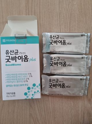 프리마인 유산균 국가지정연구소 선정, 살아있는 생유산균 200억 마리의 힘. 유산균n굿바이옴플러스 — 5점을 준 리뷰어가 2021년 9월 올린 사용 사진