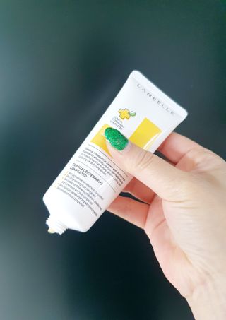 랑벨 비타 에너지 잡티 크림 75ml (피부 속 기미완화크림) — 5점을 준 리뷰어가 2022년 6월 올린 사용 사진
