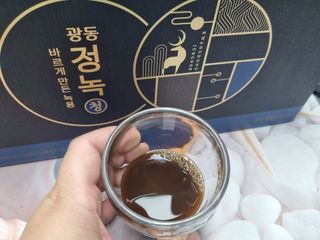 광동생활건강 [광동] 바르게 만든 녹용, 광동정녹청 — 5점을 준 리뷰어가 2021년 11월 올린 사용 사진