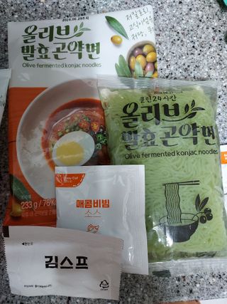 클린24시간 올리브 발효곤약면 찰비빔면 1세트-(3봉) — 5점을 준 리뷰어가 2024년 1월 올린 사용 사진
